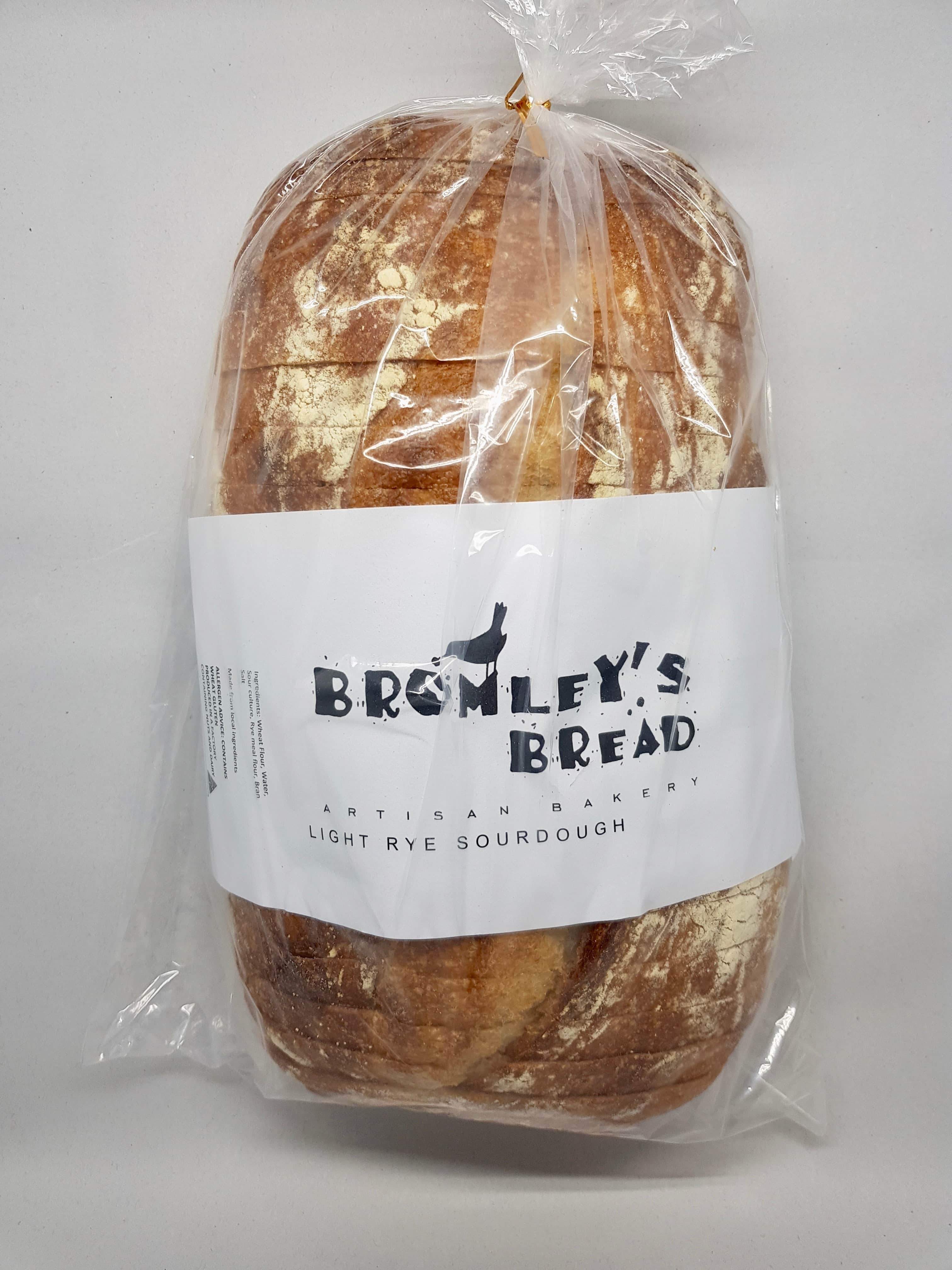 Bromley's Bread Light Rye Sourdough Sliced - 680g-Bromley's Bread-Fresh Connection