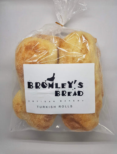 Bromley's Bread Turkish Rolls - 4 pack-Bromley's Bread-Fresh Connection