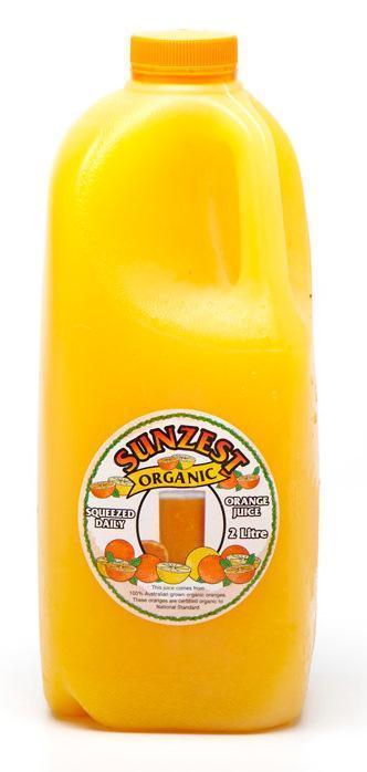 Sunzest Organic Orange Juice 2L-Sunzest-Fresh Connection